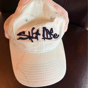 Script Embroidered Mesh Back Baseball Cap - Light Mint and Purple Plum BOTH